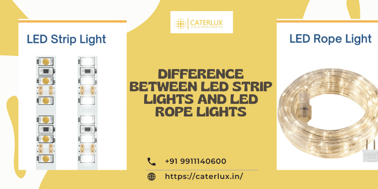Difference Between LED Strip Lights And LED Rope Lights