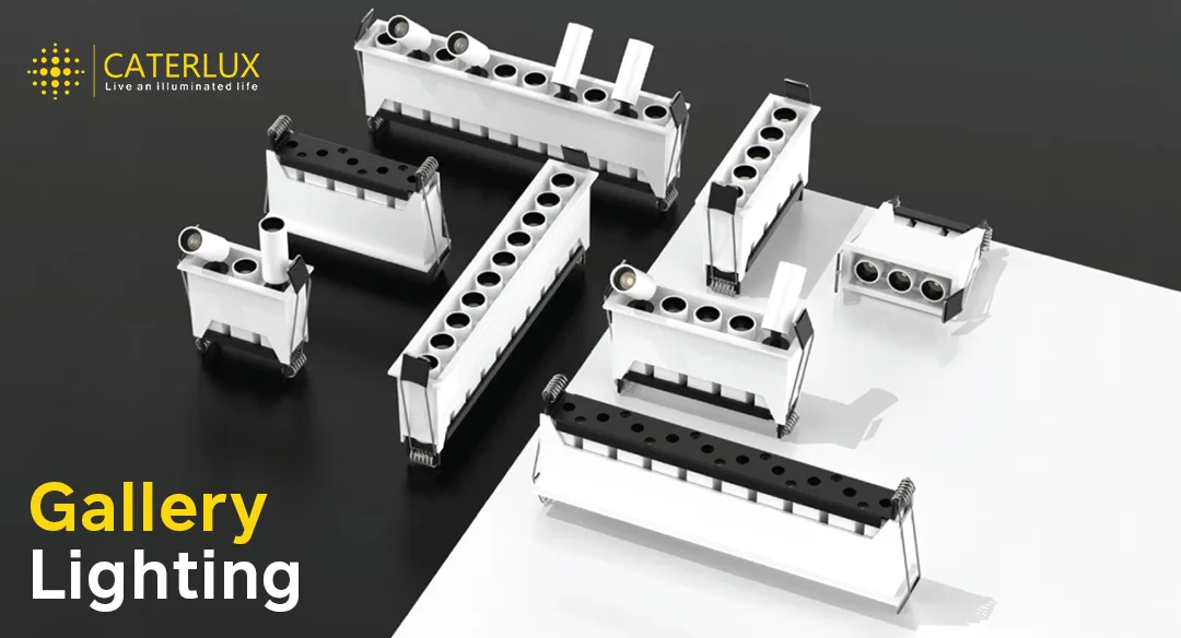 Caterlux gallery lighting fixtures for modern indoor illumination