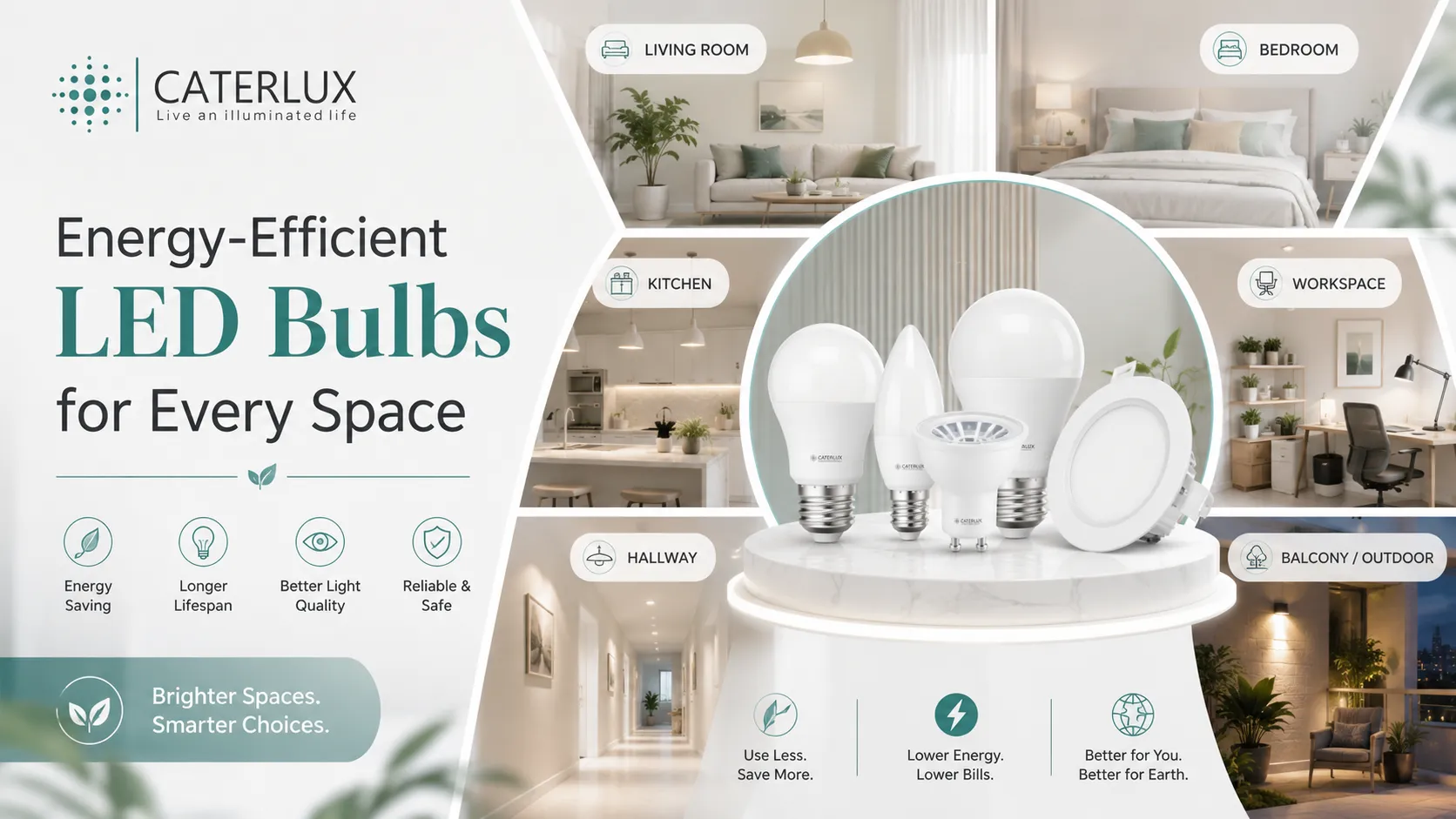 Energy-Efficient LED Bulbs for Every Space